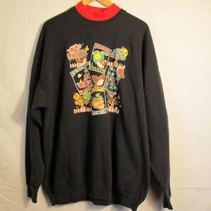 vintage Endless Designs crewneck featuring a colorful graphic print